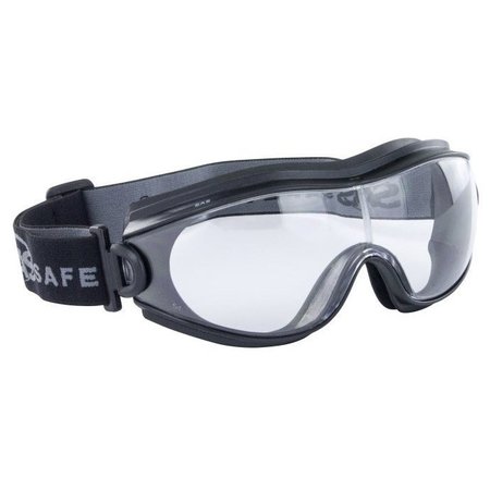 SAS SAFETY GOGGLE ZION X CLEAR LENS SAFETY SA5104-01